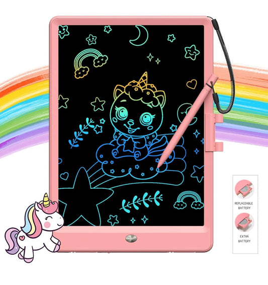 Kids LCD Writing Tablet, SIXGO 10 Inch Toddler Drawing Pad, Erasable Sketch Board Learning Toy for Boys Girls