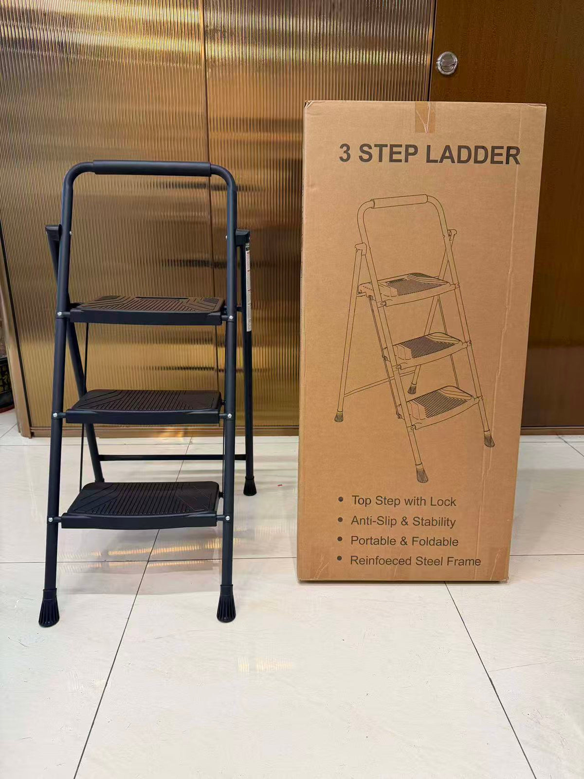3-Step Folding Ladder – Heavy Duty 500 LBS – $28

Description：

🔥 ONLY $28! 🔥

Brand New 3-Step Folding Ladder
✅ Heavy Duty – 500 LBS Capacity
✅ Wide Anti-Slip Steps
✅ Safety Handrail
✅ Foldable & Easy to Store
✅ Lightweight & Portable
✅ Great for Kitch