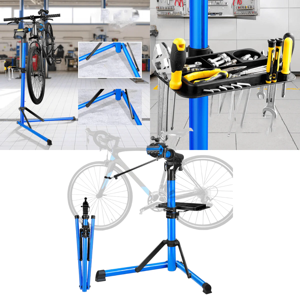 Bike Repair Stand Bicycle Cycle Stand Bikes Racks For Maintenance Max 110lbs