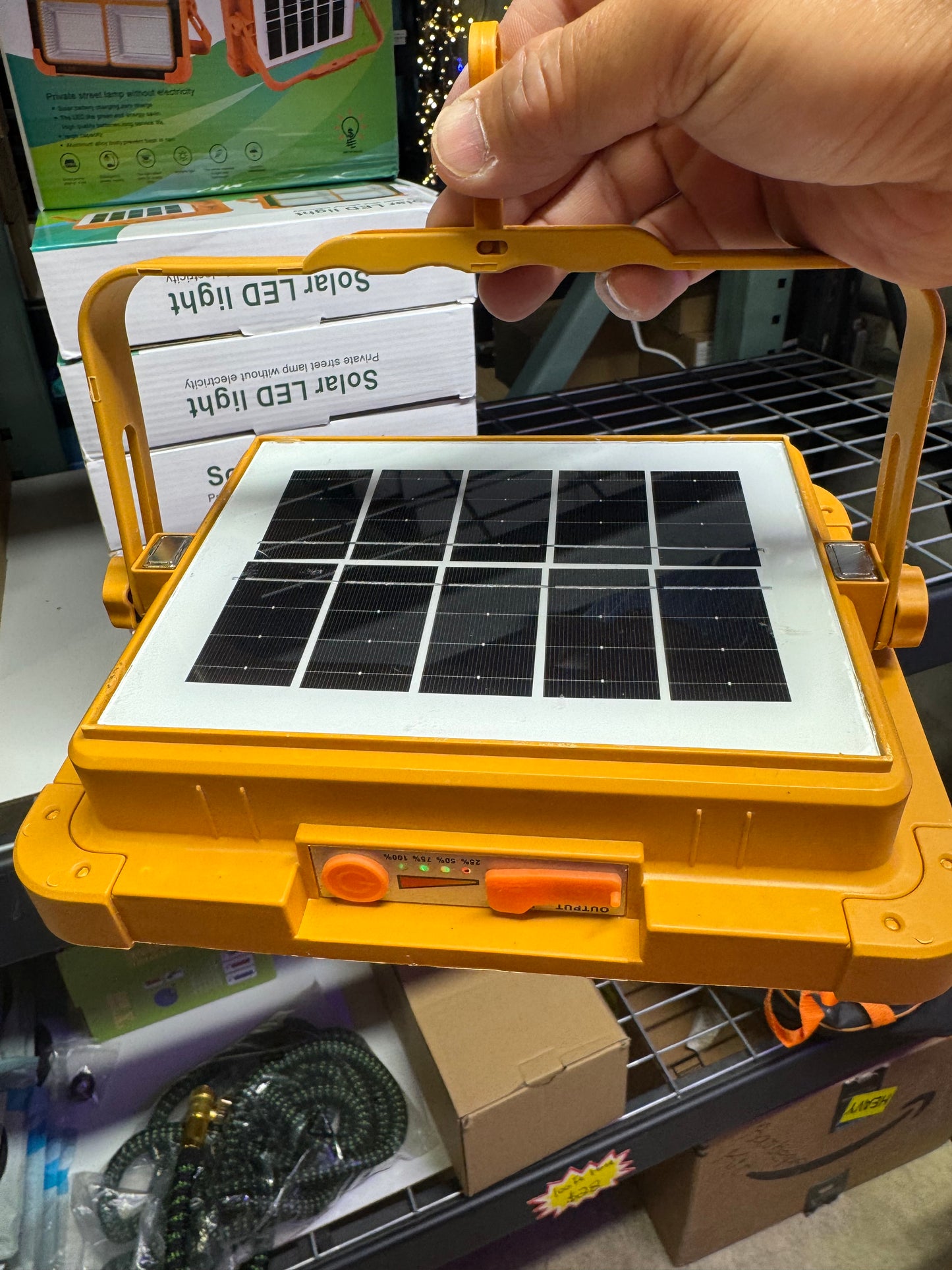 Super Bright Solar LED Flood Light – No Electricity Needed!

✔ Solar charging during the day
✔ USB Type-C charging backup
✔ USB output can charge your phone in emergencies
✔ Ultra-bright LED panels
✔ IP66 waterproof & dustproof
✔ Battery level indicator
✔