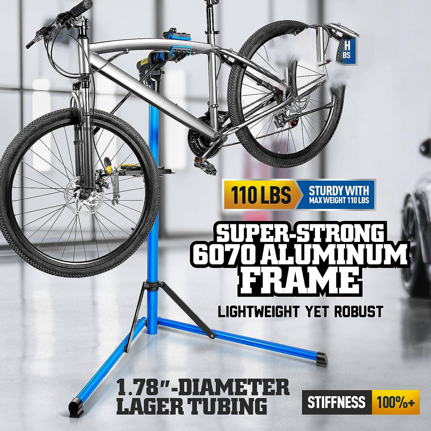 Bike Repair Stand Bicycle Cycle Stand Bikes Racks For Maintenance Max 110lbs