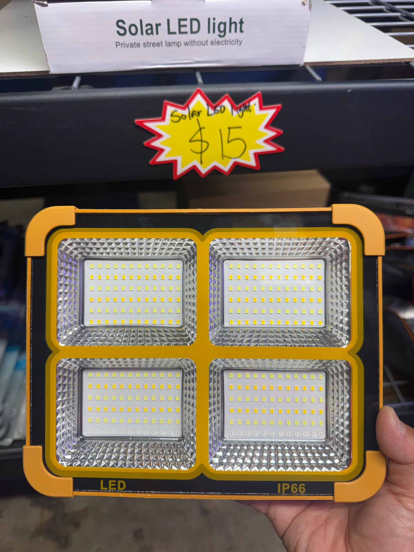 Super Bright Solar LED Flood Light – No Electricity Needed!

✔ Solar charging during the day
✔ USB Type-C charging backup
✔ USB output can charge your phone in emergencies
✔ Ultra-bright LED panels
✔ IP66 waterproof & dustproof
✔ Battery level indicator
✔