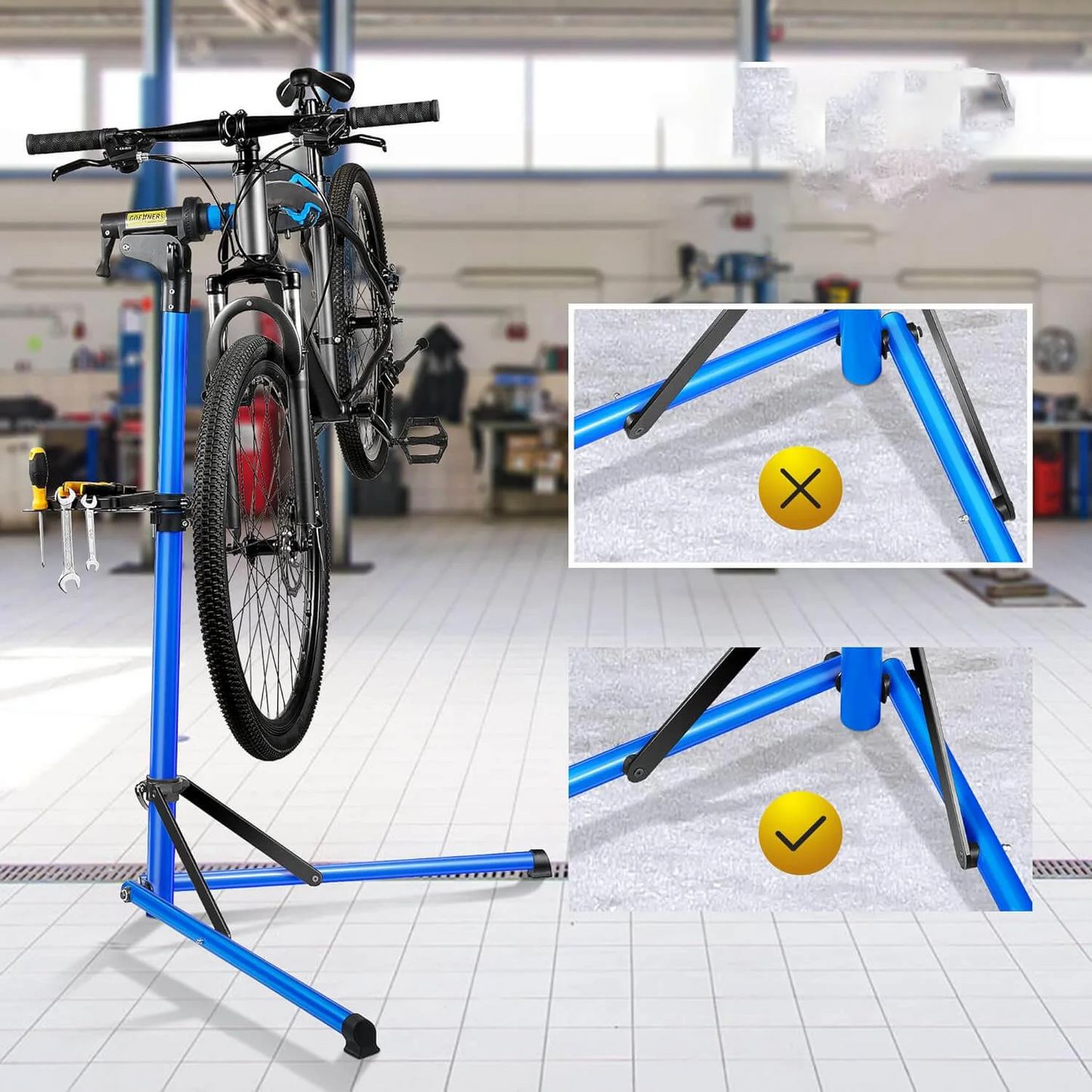 Bike Repair Stand Bicycle Cycle Stand Bikes Racks For Maintenance Max 110lbs