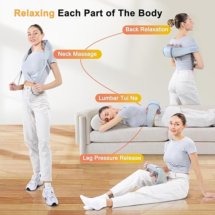 Cordless Shoulder Massager with Heat