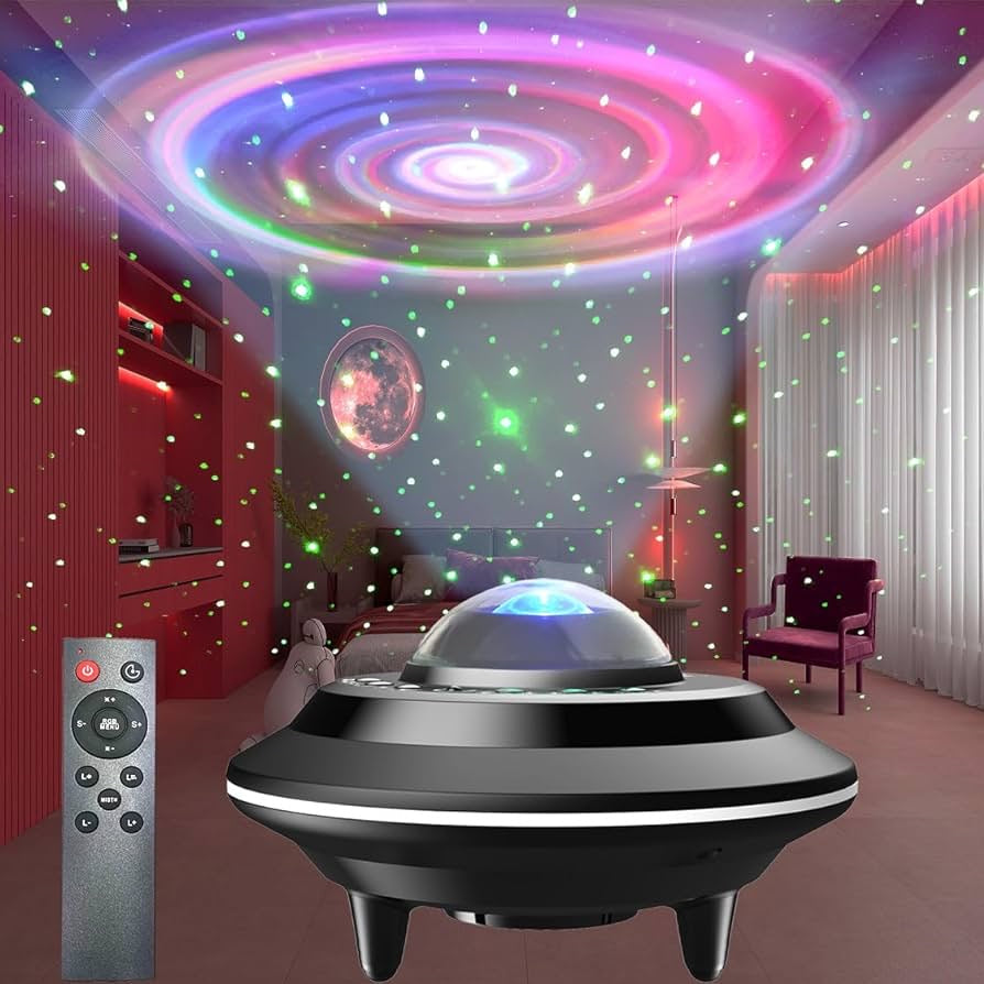 Galaxy Light Projector,Star Light/Cosmic Light/Cloud Light 3 in 1 Star Projector, Galaxy Projector for Bedroom