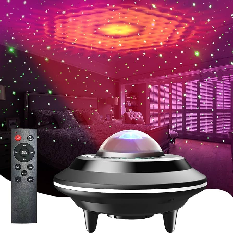 Galaxy Light Projector,Star Light/Cosmic Light/Cloud Light 3 in 1 Star Projector, Galaxy Projector for Bedroom