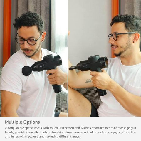 YRYFOVL Compatible with Massage Gun, for Athletes Percussion Massage Gun, Handheld Deep Tissue Mass